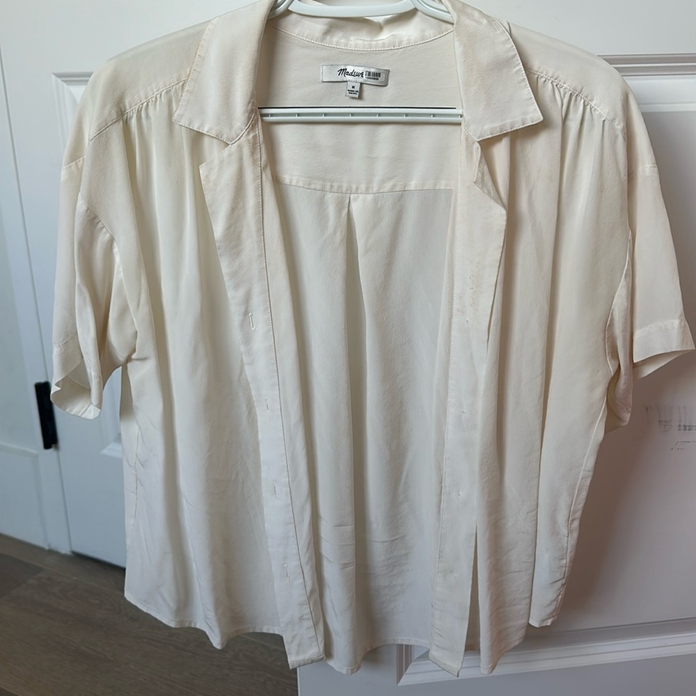 Crop Button Down